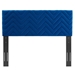 Mercy Chevron Tufted Performance Velvet Full/Queen Headboard - Navy - MOD10323