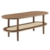 Torus Oval Coffee Table - Walnut