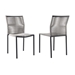 Serenity Outdoor Patio Chairs Set of 2 - Light Gray - MOD10384