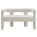 Kayla Boucle Upholstered Loveseat - Ivory - MOD10532