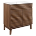 Render 30" Bathroom Vanity Cabinet - Walnut White - MOD10645