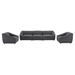 Comprise 5-Piece Living Room Set - Charcoal - MOD10853