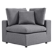 Commix Sunbrella® Outdoor Patio Loveseat - Gray - MOD11006