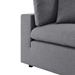 Commix Sunbrella® Outdoor Patio Loveseat - Gray - MOD11006