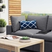 Commix Sunbrella® Outdoor Patio Loveseat - Gray - MOD11006