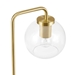 Silo Glass Globe Glass and Metal Table Lamp - Satin Brass - MOD11105