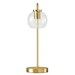 Silo Glass Globe Glass and Metal Table Lamp - Satin Brass - MOD11105