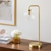 Silo Glass Globe Glass and Metal Table Lamp - Satin Brass - MOD11105