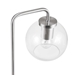 Silo Glass Globe Glass and Metal Table Lamp - Satin Nickel - MOD11106