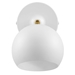 Chalice 4" Swing-Arm Metal Wall Sconce - White - MOD11129