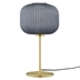 Reprise Glass Sphere Glass and Metal Table Lamp - Black Satin Brass