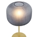 Reprise Glass Sphere Glass and Metal Table Lamp - Black Satin Brass - MOD11139