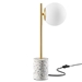 Logic Terrazzo Table Lamp - 1 Side Light - White - MOD11157