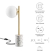 Logic Terrazzo Table Lamp - 1 Side Light - White - MOD11157