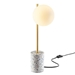 Logic Terrazzo Table Lamp - 1 Side Light - White - MOD11157