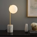 Logic Terrazzo Table Lamp - 1 Side Light - White - MOD11157