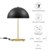 Ideal Metal Table Lamp - Black Satin Brass - MOD11159