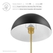 Ideal Metal Table Lamp - Black Satin Brass - MOD11159