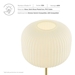 Reprise Glass Sphere Glass and Metal Table Lamp - White Satin Brass - MOD11163