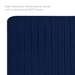 Milenna Channel Tufted Performance Velvet King/California King Headboard - Navy - MOD11391