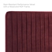 Milenna Channel Tufted Performance Velvet Full/Queen Headboard - Maroon - MOD11428