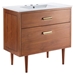 Cassia 36" Bathroom Vanity - Natural White - MOD12575