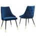 Adorn Dining Side Chair Performance Velvet Set of 2 - Navy