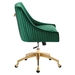 Discern Performance Velvet Office Chair - Green - Style B - MOD12610