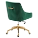 Discern Performance Velvet Office Chair - Green - Style B - MOD12610