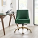 Discern Performance Velvet Office Chair - Green - Style B - MOD12610