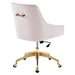 Discern Performance Velvet Office Chair - Pink - Style B - MOD12622