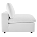 Commix Down Filled Overstuffed Performance Velvet 4-Piece Sectional Sofa - White - MOD12814