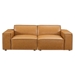 Restore Vegan Leather Loveseat - Tan - MOD13273