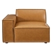 Restore Vegan Leather Loveseat - Tan - MOD13273