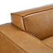 Restore Vegan Leather Loveseat - Tan - MOD13273