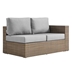 Convene Outdoor Patio Right-Arm Loveseat - Cappuccino Gray