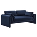 Waverly Performance Velvet Sofa - Midnight Blue - MOD13436