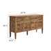 Elysian 62" Wood Sideboard - Brown - MOD9202