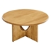 Rivian Round 34" Coffee Table - Oak