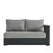 Tahoe Outdoor Patio Powder-Coated Aluminum Modular Right-Facing Loveseat - Gray Gray - MOD9381