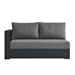 Tahoe Outdoor Patio Powder-Coated Aluminum Modular Left-Facing Loveseat - Gray Charcoal - MOD9390