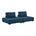 Saunter Tufted Fabric Fabric 2-Piece Loveseat - Azure