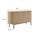 Fortitude 59” Oval Sideboard - Oak - MOD9701