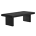 Relic Concrete Textured Coffee Table - Black