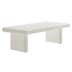 Relic Concrete Textured Coffee Table - White