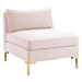 Ardent 5-Piece Performance Velvet Sectional Sofa - Pink Style A - MOD1090