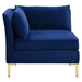 Ardent 5-Piece Performance Velvet Sectional Sofa - Navy Style B - MOD1092