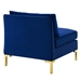 Ardent 5-Piece Performance Velvet Sectional Sofa - Navy Style B - MOD1092