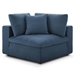 Commix Down Filled Overstuffed 5 Piece Sectional Sofa Set B - Azure - MOD1641