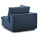 Commix Down Filled Overstuffed 5 Piece Sectional Sofa Set B - Azure - MOD1641